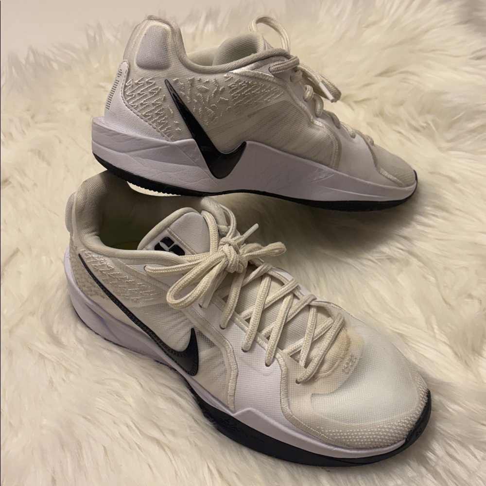 Nike White and Black Athletic Shoes